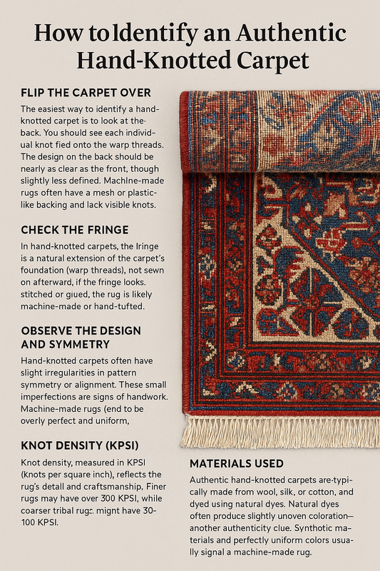 How to Identify an Authentic Hand-Knotted Carpet