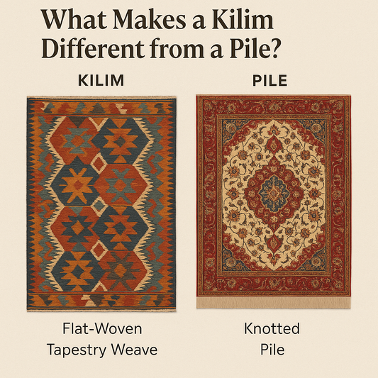 What Makes a Kilim Different from a Pile Carpet?