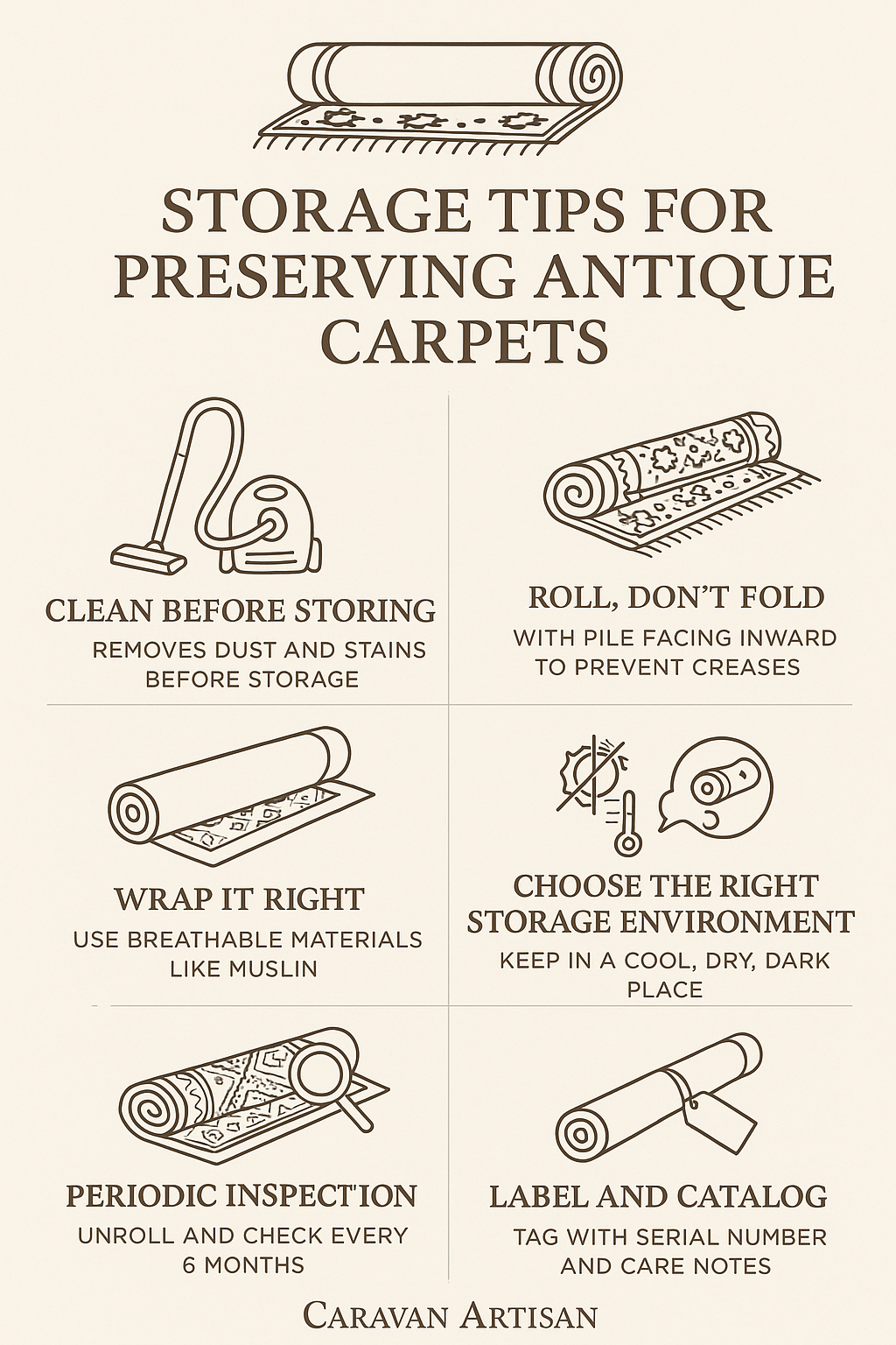 Storage Tips for Preserving Antique Carpets