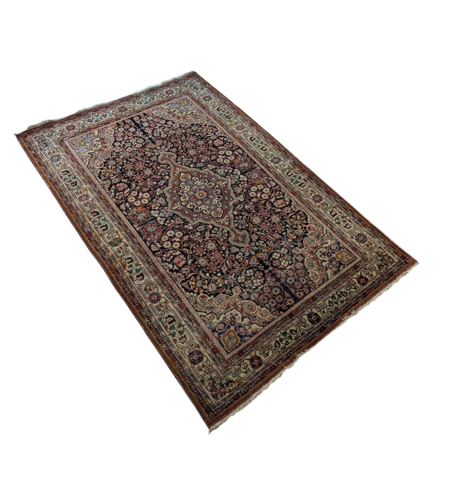 Blue Bakhtiari 4.4 X 6.8 Feet (Sn:2452)