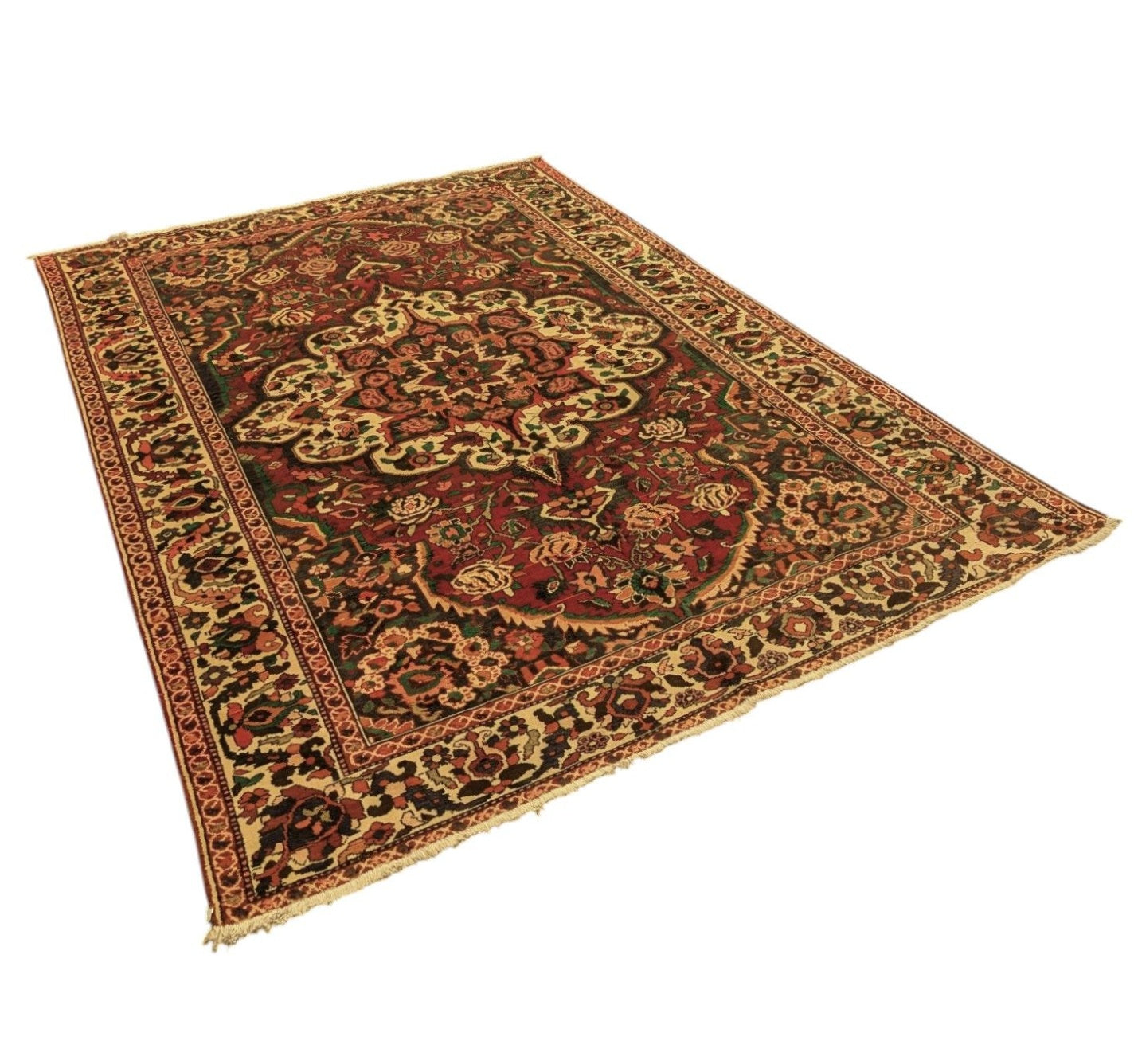 Red Persian Bakhtiari 7X10 Feet (Sn:5883)
