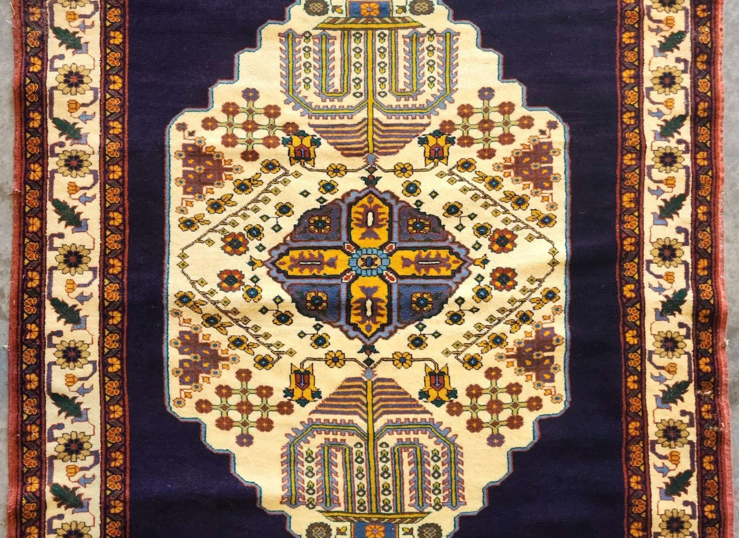 Handmade Karghai Rug – 3x6 Feet | Afghan Tribal Medallion Design(sn:3639)