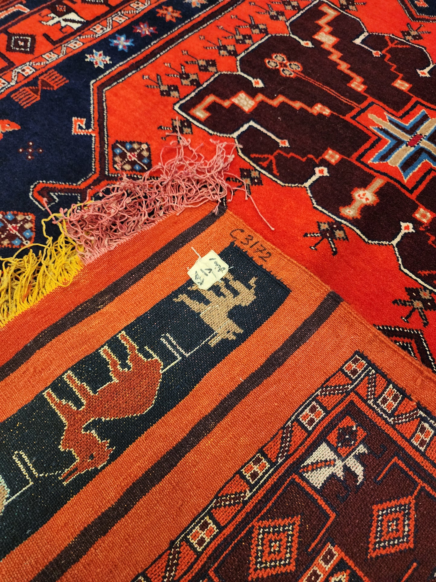 Persian Qashqai Tribal Rug – Hand-Knotted Wool Masterpiece | 4.5 x 7.0 Feet (Sn:3172)