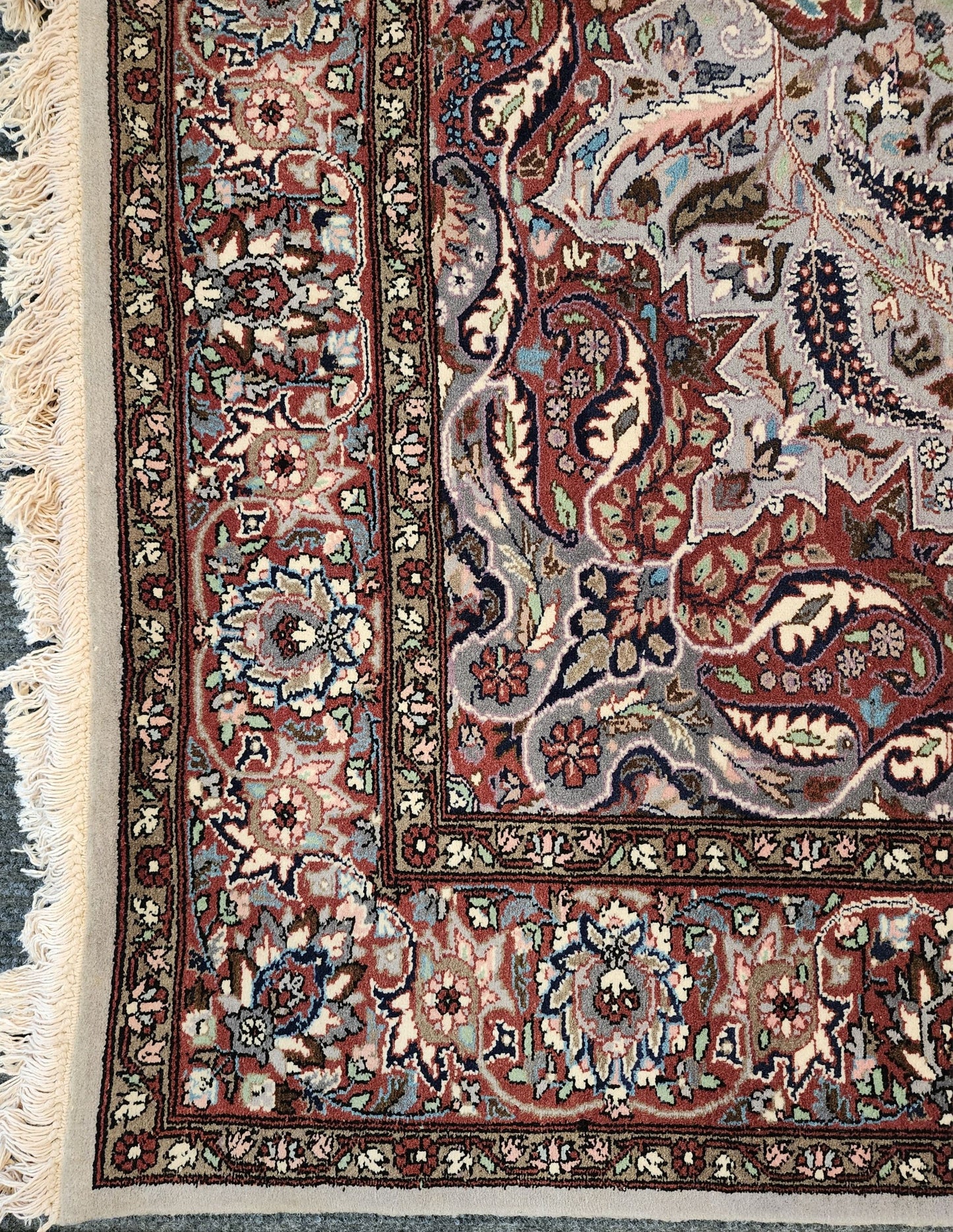 Kashan Persian Rug – 4.5x7 Feet – Hand-Knotted Wool, Classic Medallion Design (SN:LP127)