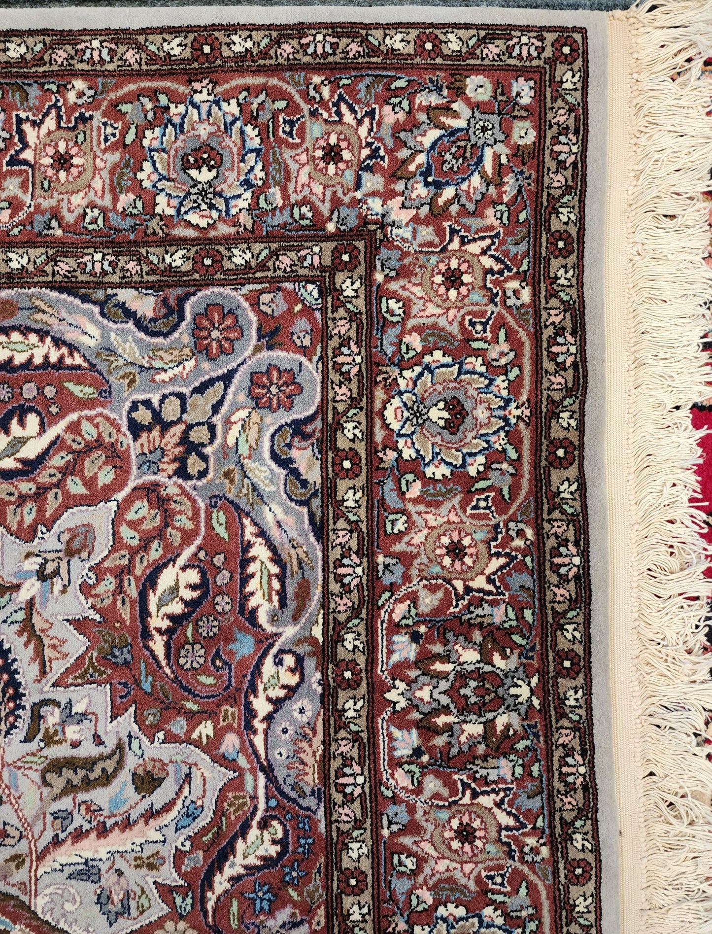 Kashan Persian Rug – 4.5x7 Feet – Hand-Knotted Wool, Classic Medallion Design (SN:LP127)