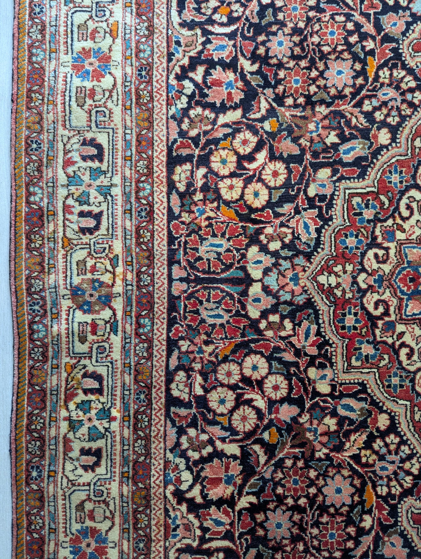 Blue Bakhtiari 4.4 X 6.8 Feet (Sn:2452)