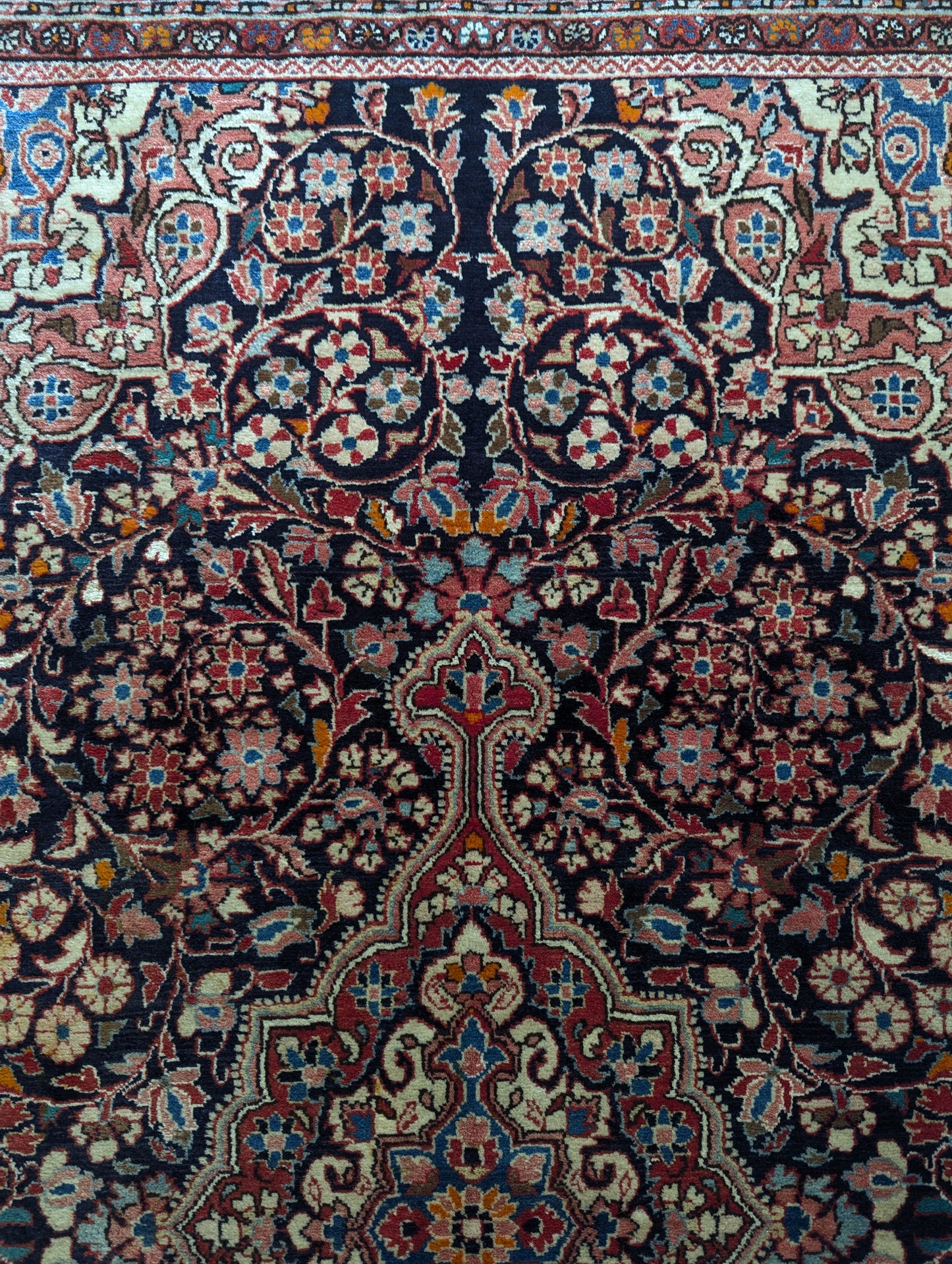 Blue Bakhtiari 4.4 X 6.8 Feet (Sn:2452)