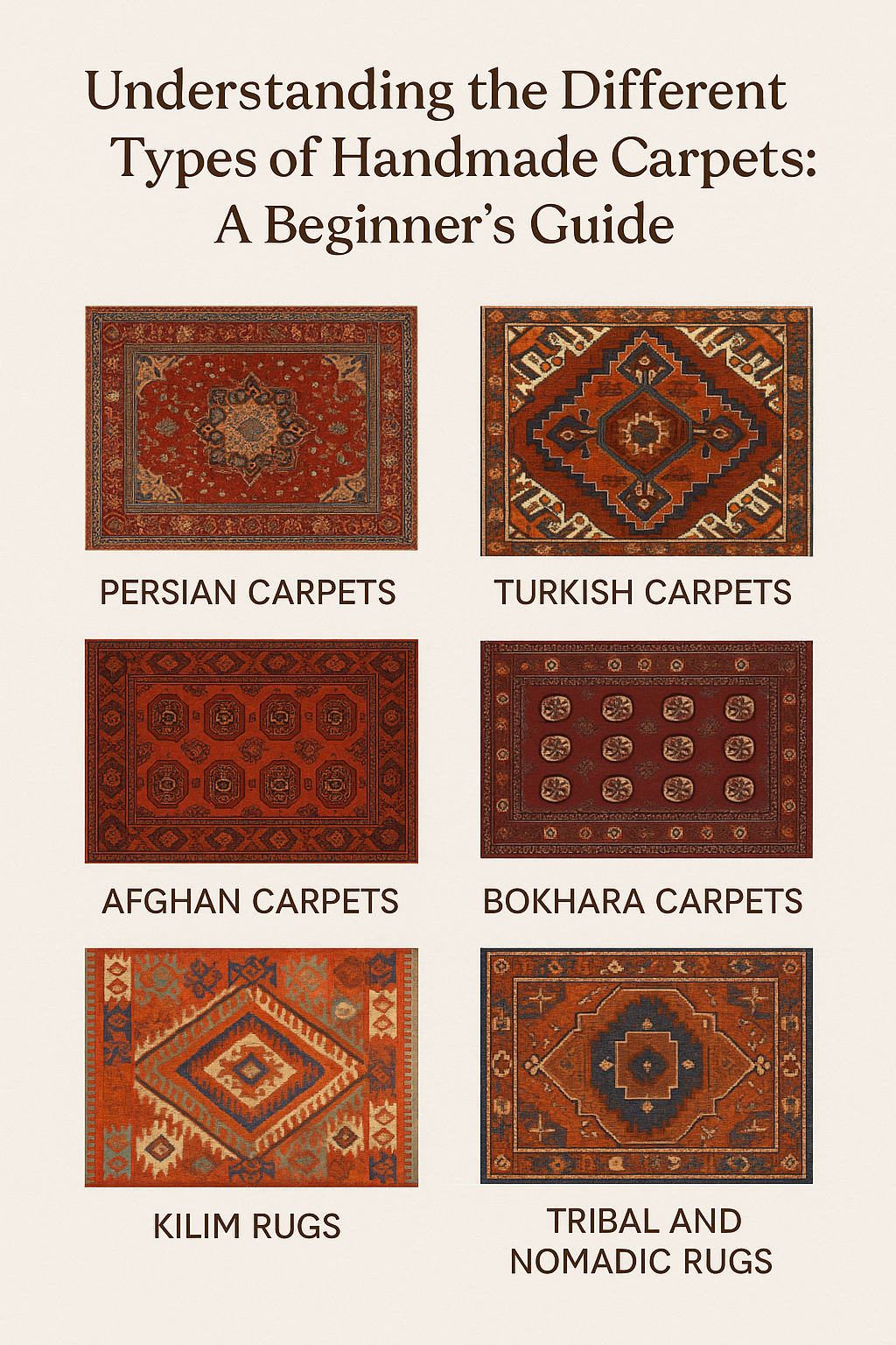 Understanding the Different Types of Handmade Carpets: A Beginner’s Guide