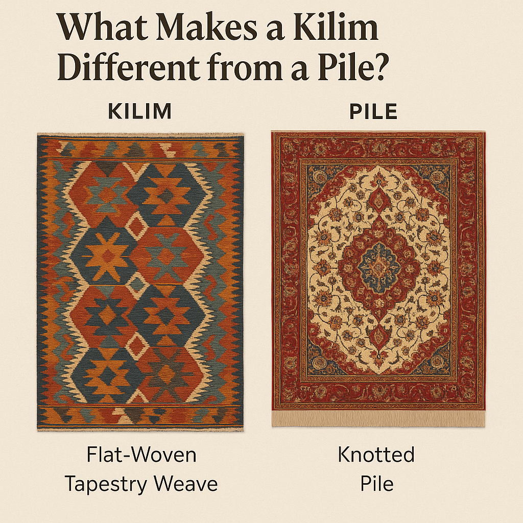 What Makes a Kilim Different from a Pile Carpet?