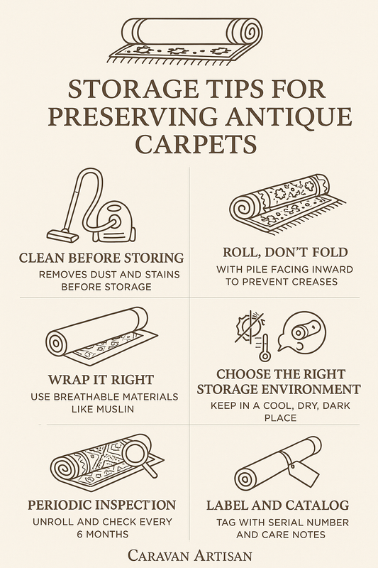 Storage Tips for Preserving Antique Carpets