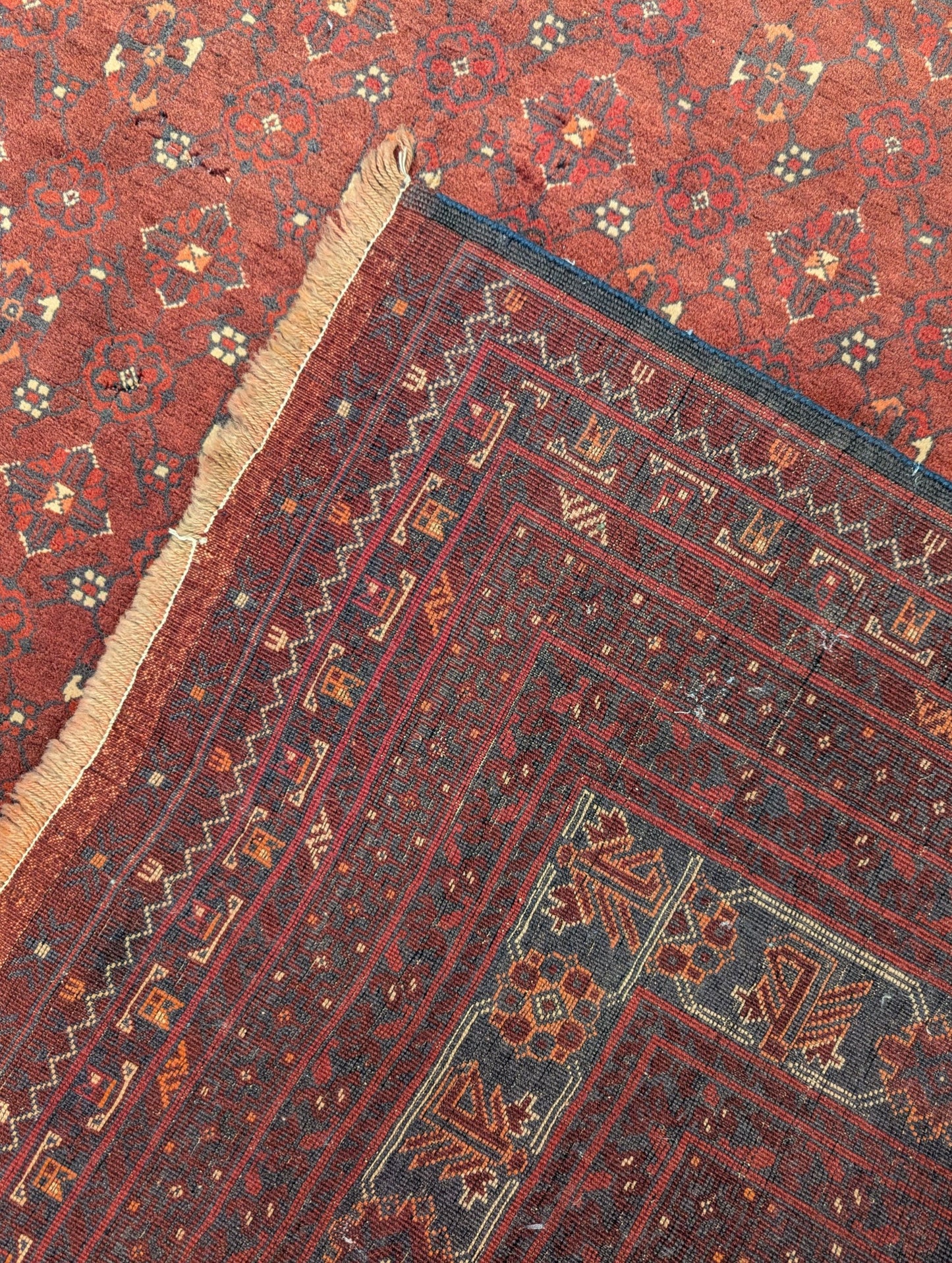 Antique Red Turkmen 7x10 feet (sn:7317)