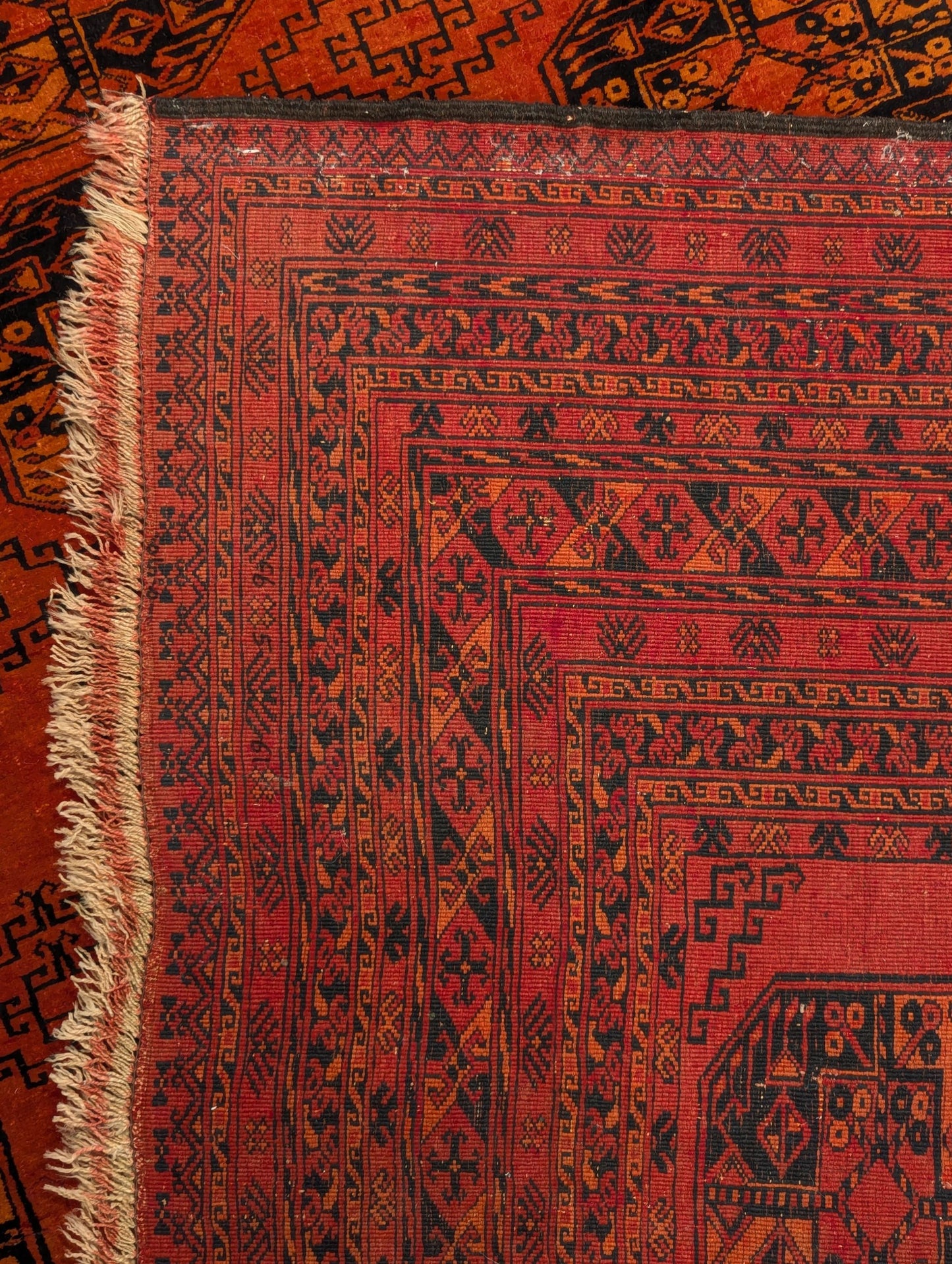 Red Basheer 6x9 Feet (sn:6561)