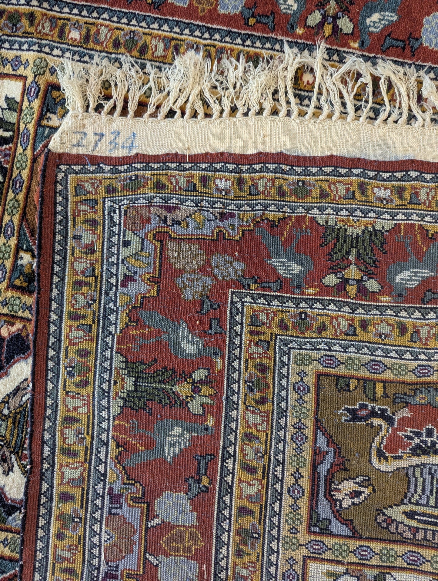 Red Bakhtiari Khesti Design 4 X 6 Feet (Sn:2734)